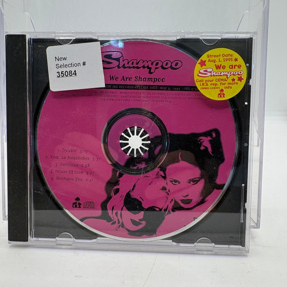 Shampoo We Are Shampoo Promo CD 1995 IRS Records  Trouble Viva La Megababes